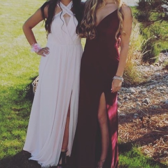 Light pink long formal dress - Picture 5 of 5